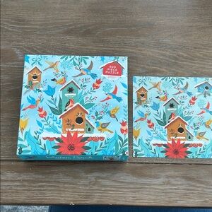 Galison Colorful Winter Perch Puzzle